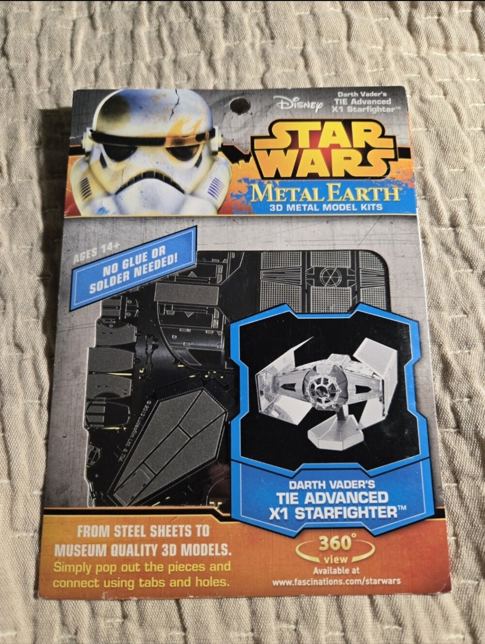 Metal Earth Star Wars Darth Vader’s TIE X1 Starfighter Model